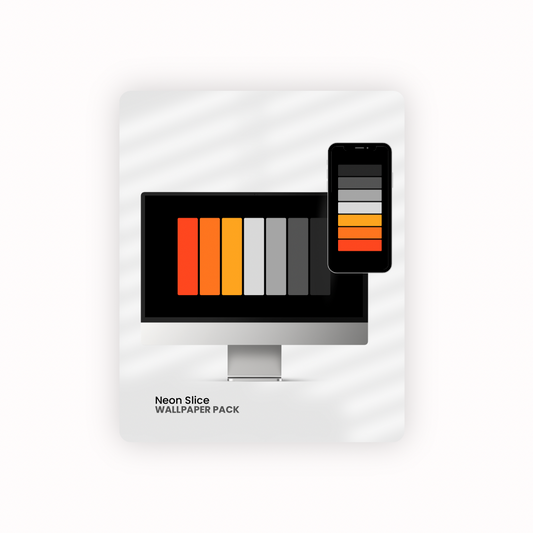 Neon Slice Wallpaper Pack